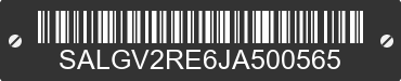 2018 LAND ROVER Range Rover SALGV2RE6JA500565 VIN decoded