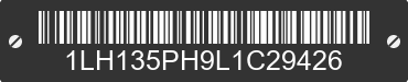 2020 LANDOLL CORPORATION 135C 1LH135PH9L1C29426 VIN decoded