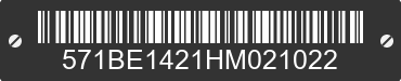 2017 LARK UNITED MANUFACTURING Lark United Manufacturing 571BE1421HM021022 VIN decoded