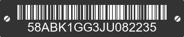 2018 LEXUS ES 58ABK1GG3JU082235 VIN decoded