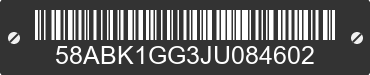 2018 LEXUS ES 58ABK1GG3JU084602 VIN decoded