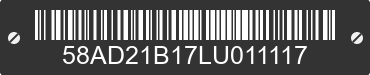 2020 LEXUS ES 58AD21B17LU011117 VIN decoded