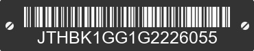 2016 LEXUS ES JTHBK1GG1G2226055 VIN decoded