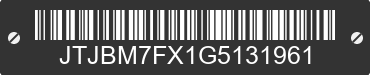 2016 LEXUS GX JTJBM7FX1G5131961 VIN decoded