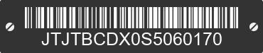 2025 LEXUS GX JTJTBCDX0S5060170 VIN decoded
