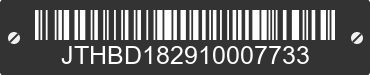 2001 LEXUS IS JTHBD182910007733 VIN decoded