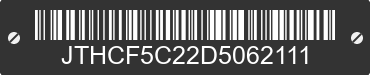 2013 LEXUS IS JTHCF5C22D5062111 VIN decoded