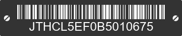 2011 LEXUS LS JTHCL5EF0B5010675 VIN decoded