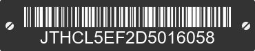 2013 LEXUS LS JTHCL5EF2D5016058 VIN decoded