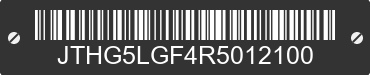 2024 LEXUS LS JTHG5LGF4R5012100 VIN decoded