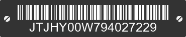 2009 LEXUS LX JTJHY00W794027229 VIN decoded