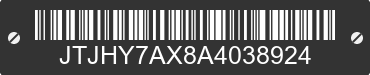 2010 LEXUS LX JTJHY7AX8A4038924 VIN decoded