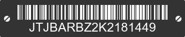 2019 LEXUS NX JTJBARBZ2K2181449 VIN decoded
