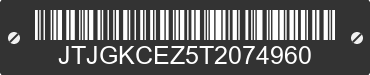 2026 LEXUS NX JTJGKCEZ5T2074960 VIN decoded