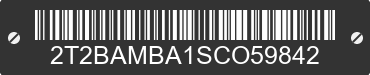 2025 LEXUS RX 2T2BAMBA1SCO59842 VIN decoded