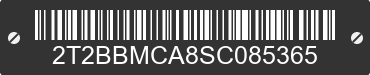 2025 LEXUS RX 2T2BBMCA8SC085365 VIN decoded