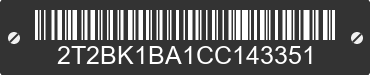 2012 LEXUS RX 2T2BK1BA1CC143351 VIN decoded