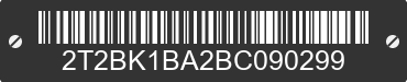 2011 LEXUS RX 2T2BK1BA2BC090299 VIN decoded