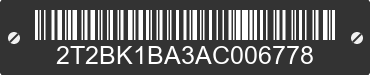 2010 LEXUS RX 2T2BK1BA3AC006778 VIN decoded