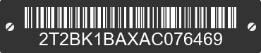 2010 LEXUS RX 2T2BK1BAXAC076469 VIN decoded