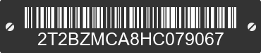 2017 LEXUS RX 2T2BZMCA8HC079067 VIN decoded