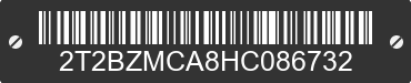 2017 LEXUS RX 2T2BZMCA8HC086732 VIN decoded