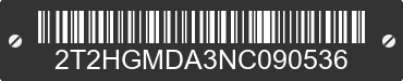 2022 LEXUS RX 2T2HGMDA3NC090536 VIN decoded