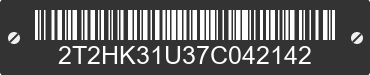 2007 LEXUS RX 2T2HK31U37C042142 VIN decoded
