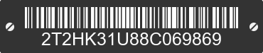 2008 LEXUS RX 2T2HK31U88C069869 VIN decoded