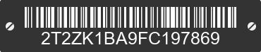 2015 LEXUS RX 2T2ZK1BA9FC197869 VIN decoded