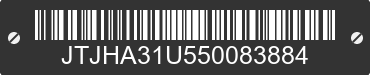 2005 LEXUS RX JTJHA31U550083884 VIN decoded