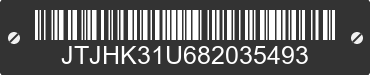 2008 LEXUS RX JTJHK31U682035493 VIN decoded