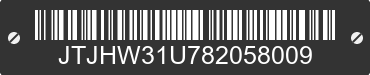 2008 LEXUS RX JTJHW31U782058009 VIN decoded