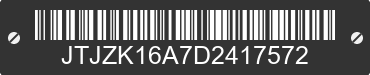 2013 LEXUS RX JTJZK16A7D2417572 VIN decoded