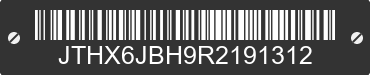 2024 LEXUS UX JTHX6JBH9R2191312 VIN decoded