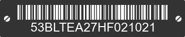 2017 LGS INDUSTRIES LOOK 53BLTEA27HF021021 VIN decoded