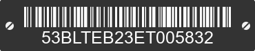 2014 LGS INDUSTRIES LOOK 53BLTEB23ET005832 VIN decoded