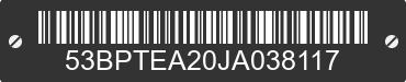 2018 LGS INDUSTRIES Pace 53BPTEA20JA038117 VIN decoded