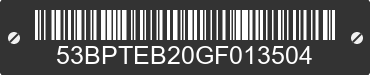 2016 LGS INDUSTRIES Pace 53BPTEB20GF013504 VIN decoded