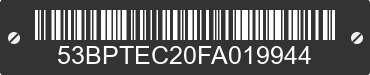 2015 LGS INDUSTRIES Pace 53BPTEC20FA019944 VIN decoded