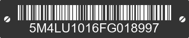 2015 LIBERTY Liberty 5M4LU1016FG018997 VIN decoded