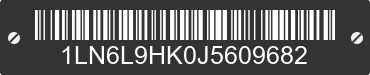 2018 LINCOLN Continental 1LN6L9HK0J5609682 VIN decoded