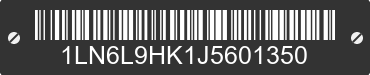 2018 LINCOLN Continental 1LN6L9HK1J5601350 VIN decoded