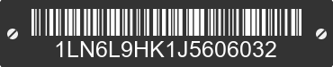 2018 LINCOLN Continental 1LN6L9HK1J5606032 VIN decoded
