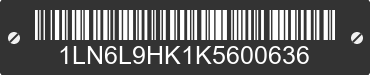 2019 LINCOLN Continental 1LN6L9HK1K5600636 VIN decoded