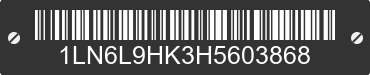 2017 LINCOLN Continental 1LN6L9HK3H5603868 VIN decoded