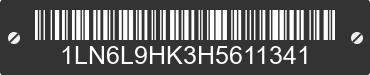 2017 LINCOLN Continental 1LN6L9HK3H5611341 VIN decoded
