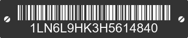 2017 LINCOLN Continental 1LN6L9HK3H5614840 VIN decoded