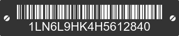 2017 LINCOLN Continental 1LN6L9HK4H5612840 VIN decoded