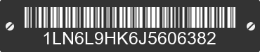 2018 LINCOLN Continental 1LN6L9HK6J5606382 VIN decoded